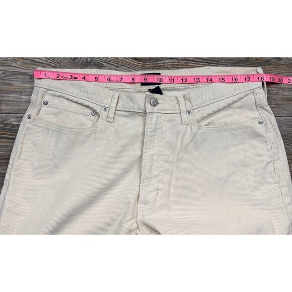 Lands' End Beige Corduroy Pants Men's 5 Pocket Stretch 36 x 31.5 Preppy - Picture 9 of 12